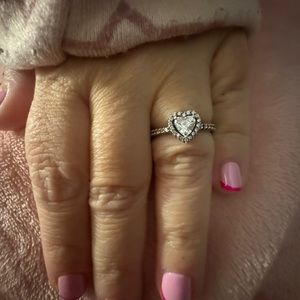 Authentic Pandora Heart Ring